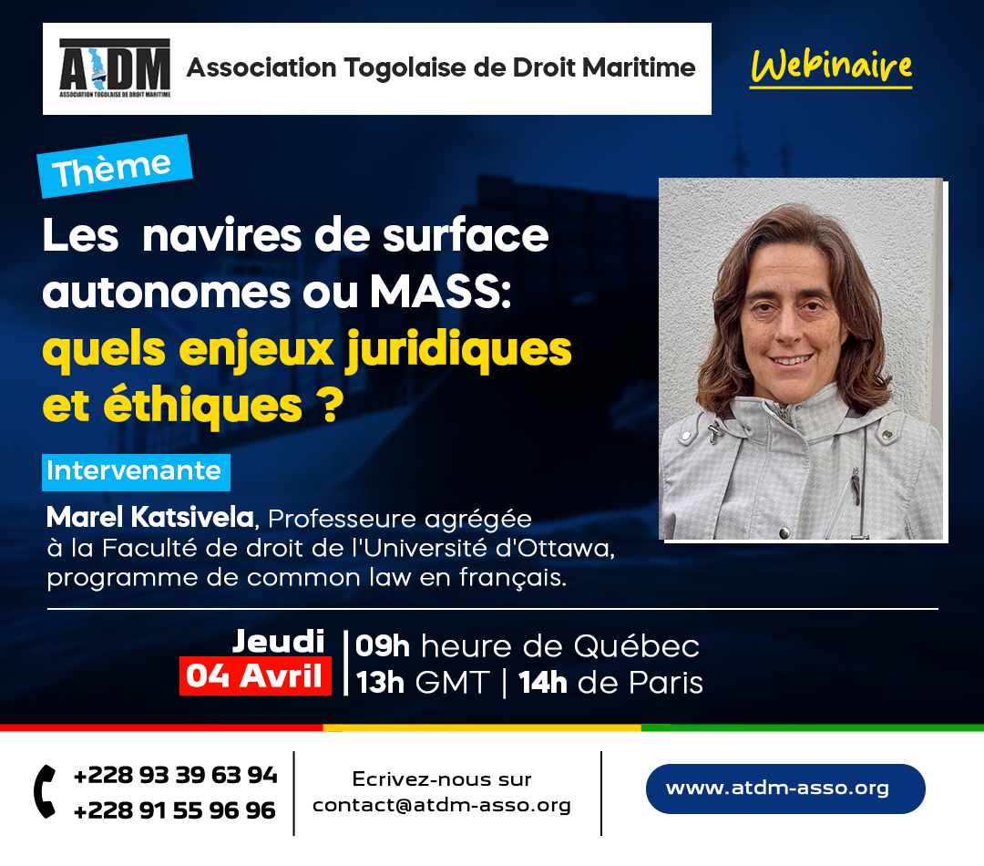 Webinaire : Les navires de surface autonomes ou MASS